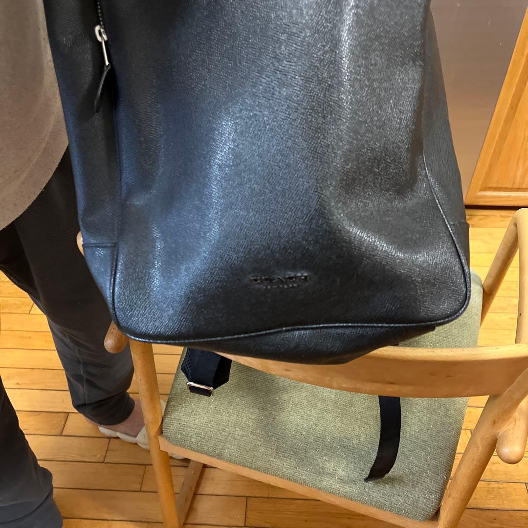 き*た様 (新品)coach紳士用リュック定価８５０００円を４００００円