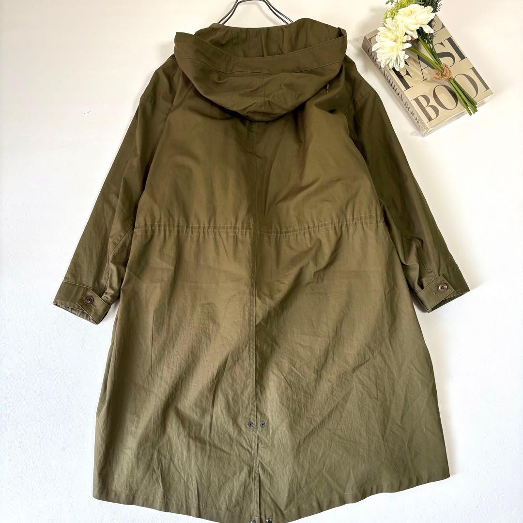 【美品】ウィムガゼット キルトジャケット付きモッズコート キルティング カーキ
