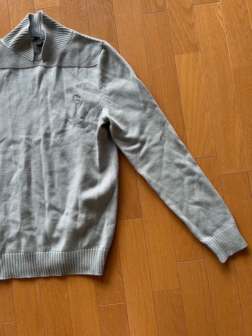 GUCCI グレー 系　ニットセーター M L
