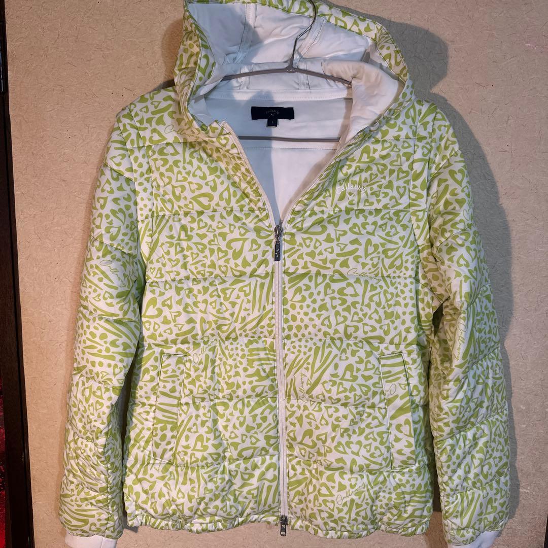 新品Callaway 幾何学模様 ダウンジャケット L