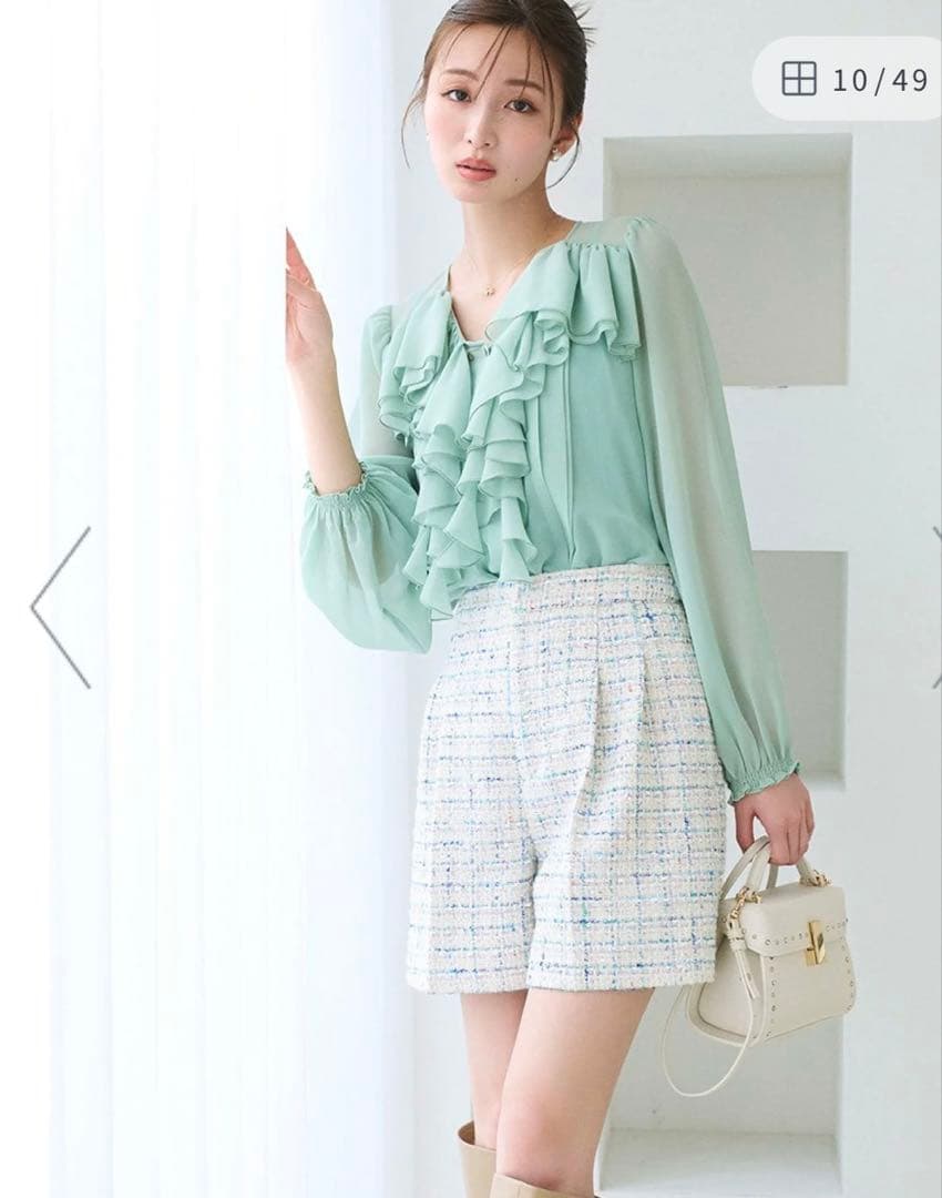 CELFORD バリエーションタックショートパンツ