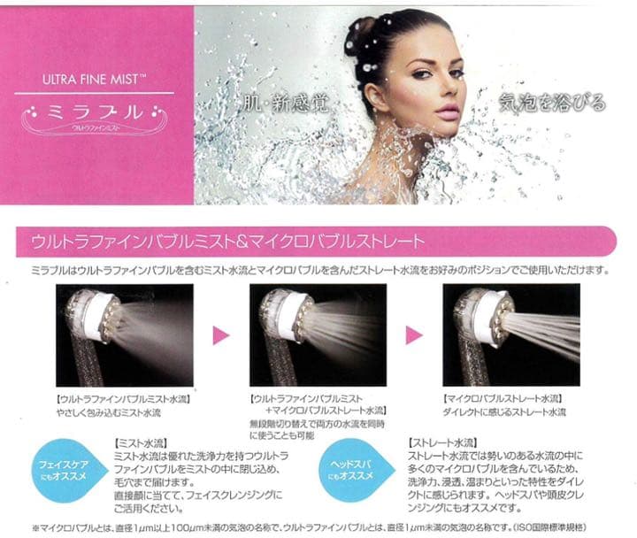 サイエンス ミラブル シャワーヘッド