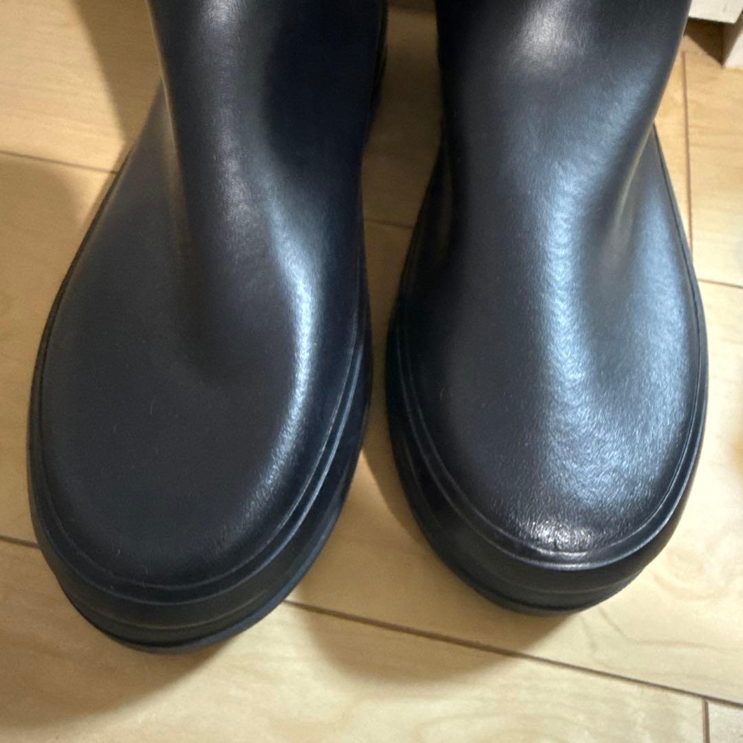 AIGLE 黒 ラバー レインブーツ size 40