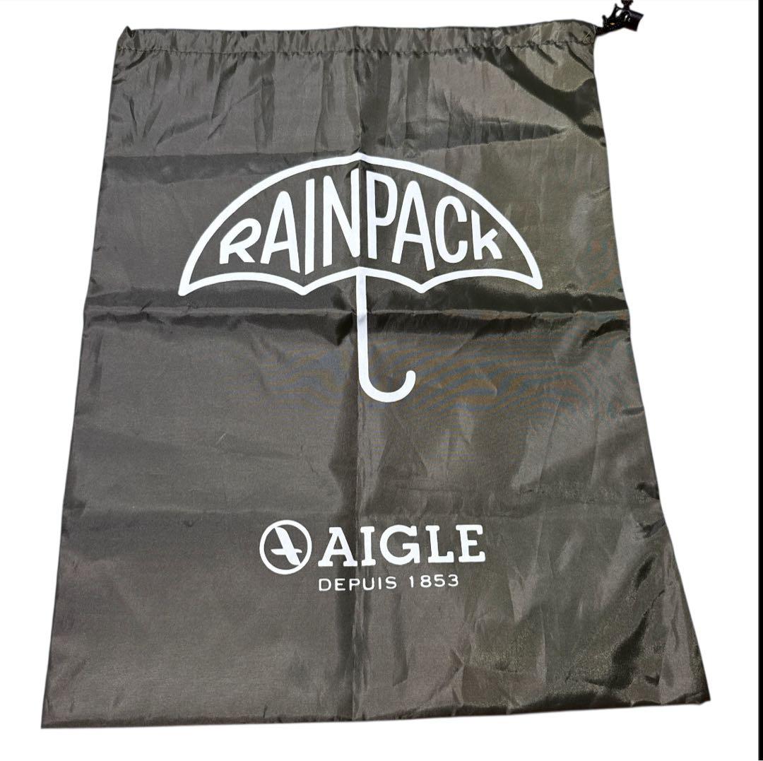 AIGLE 黒 ラバー レインブーツ size 40