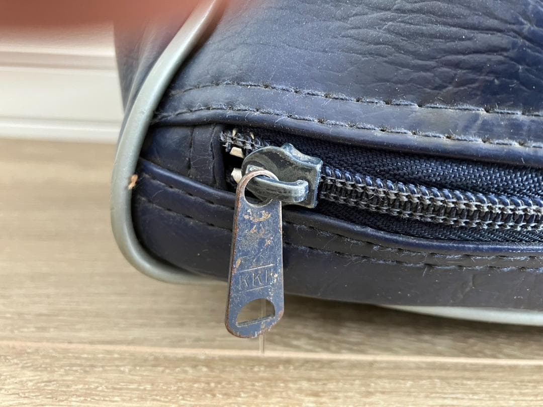 70s Vintage adidas  ボストンバッグ アディダスビンテージ 紺