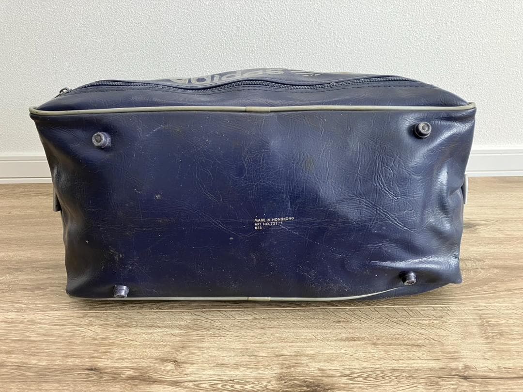 70s Vintage adidas  ボストンバッグ アディダスビンテージ 紺