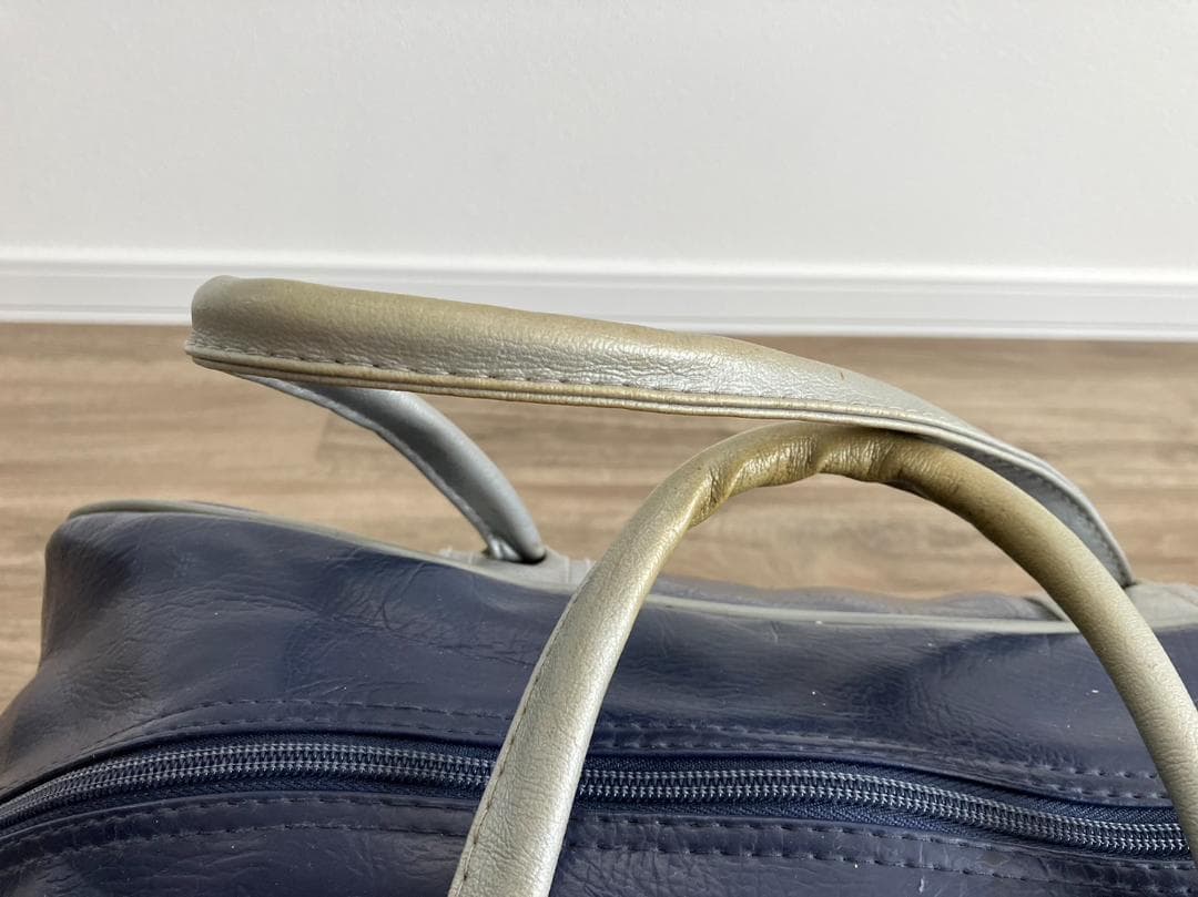 70s Vintage adidas  ボストンバッグ アディダスビンテージ 紺