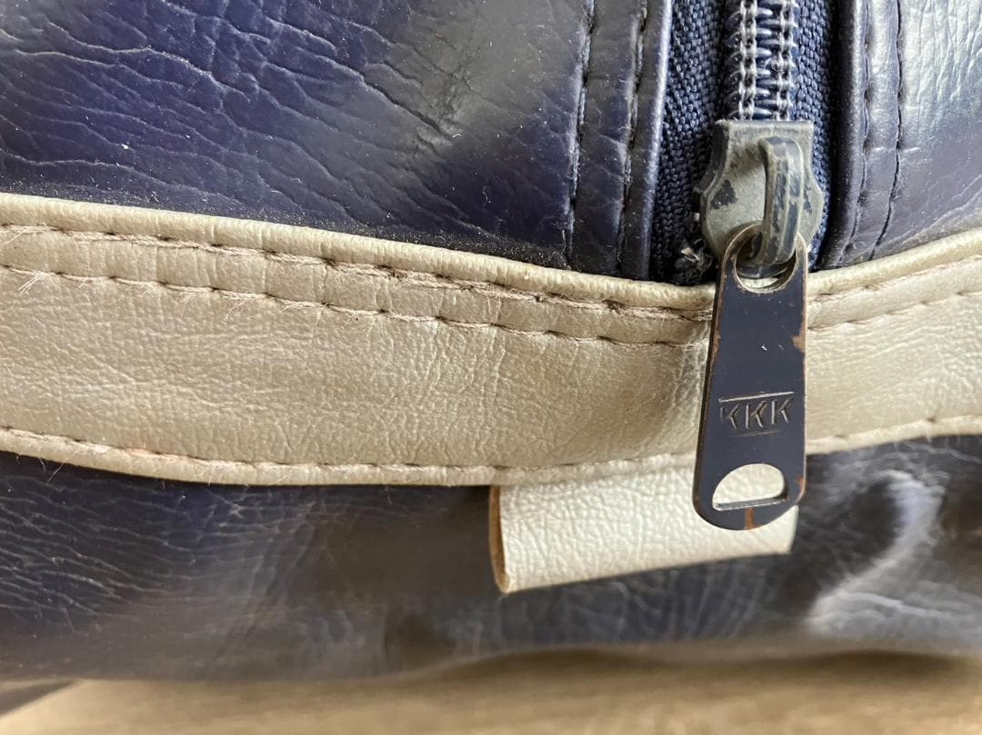 70s Vintage adidas  ボストンバッグ アディダスビンテージ 紺