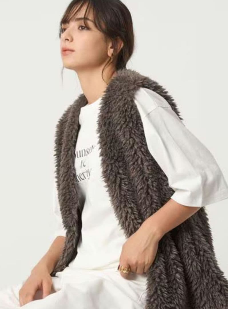 【美品！】ユナイテッドアローズ ボアベストベスト