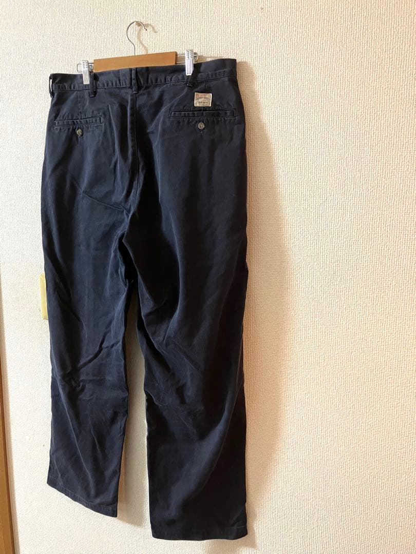 80〜90s ポロラルフローレンポロチノ　USA製　初期タグ　タッグワイドパンツ