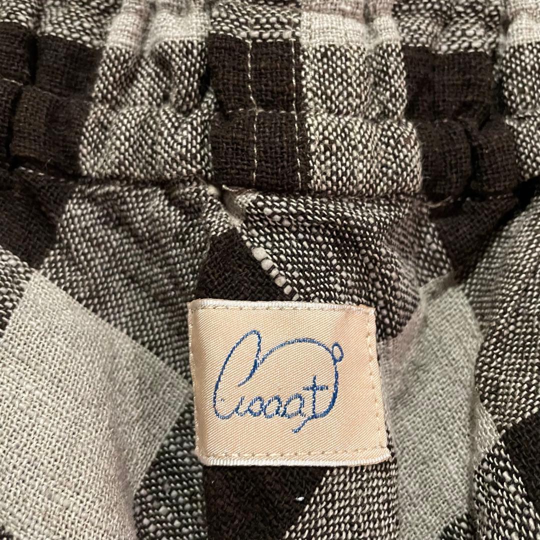 【F】うさとの服 ♡ usaato　ムササビパンツ チェック サルエル 希少