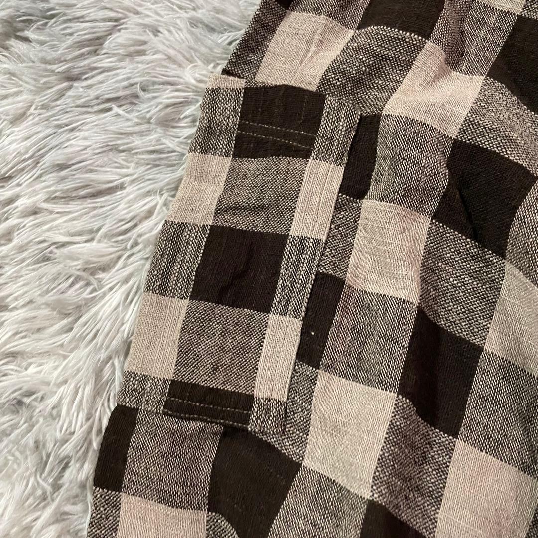 【F】うさとの服 ♡ usaato　ムササビパンツ チェック サルエル 希少