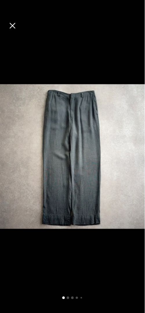 S*O様 50s レーヨン　スラックス　グレー　ヴィンテージ