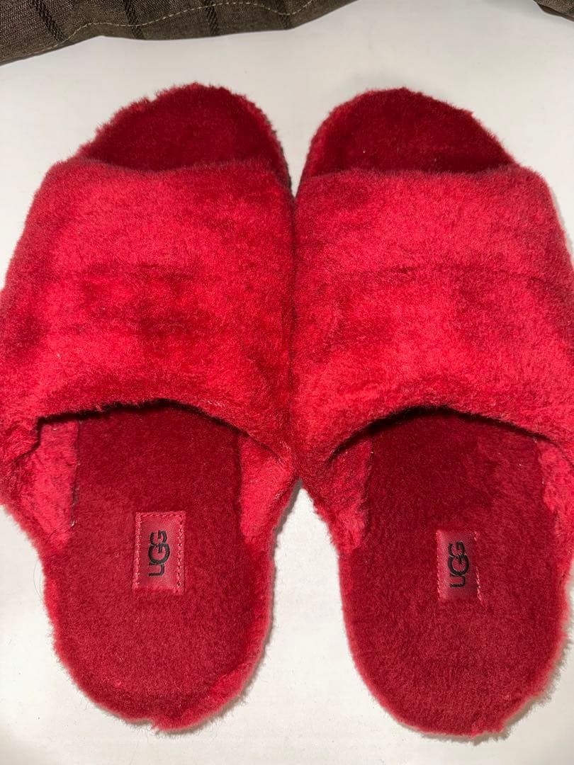 靴 UGG Australia 21FW 27cm RED FLUFF YOU
