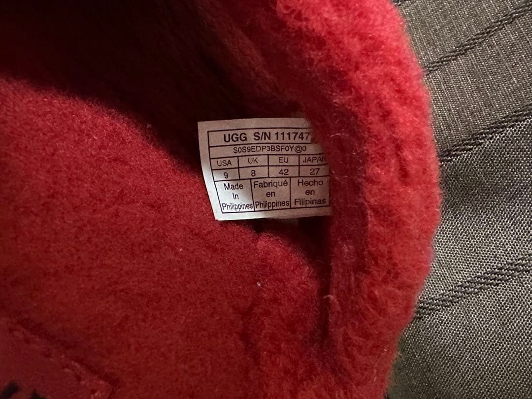 靴 UGG Australia 21FW 27cm RED FLUFF YOU