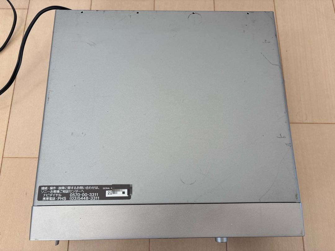 【ジャンク】SONY MDS-S500 MDデッキ シルバー 電源OK