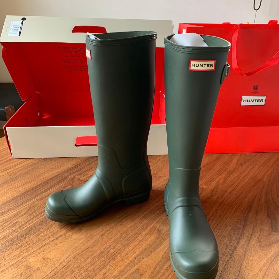 ハンター　メンズ　トールレインブーツ28㎝　ダークオリーブ
