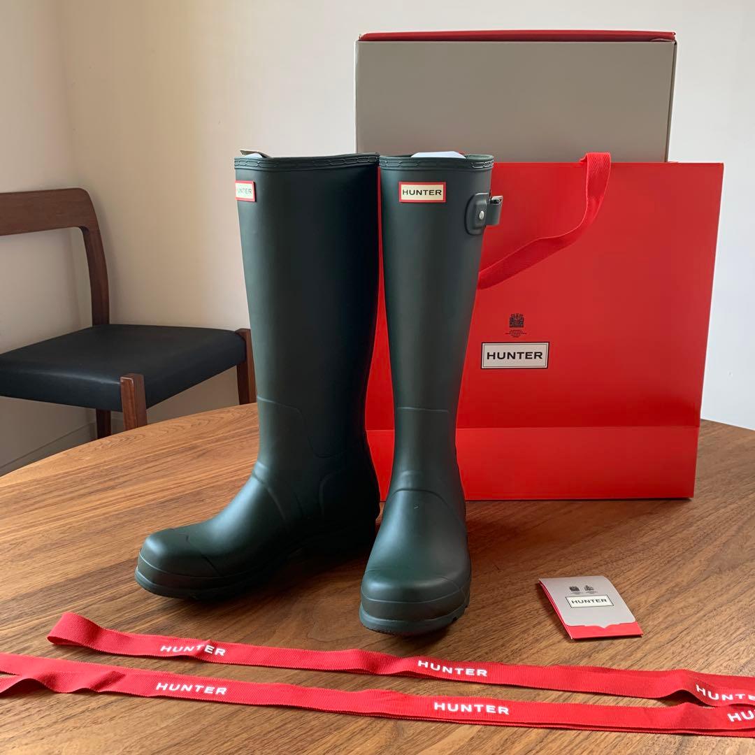 ハンター　メンズ　トールレインブーツ28㎝　ダークオリーブ