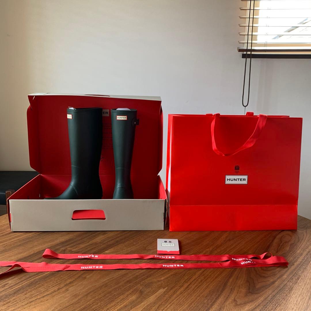 ハンター　メンズ　トールレインブーツ28㎝　ダークオリーブ