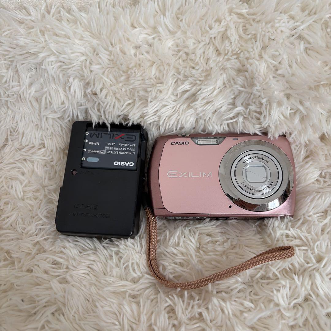 【希少品】CASIO EXILIM ZOOM EX-Z370 ピンク 動作品