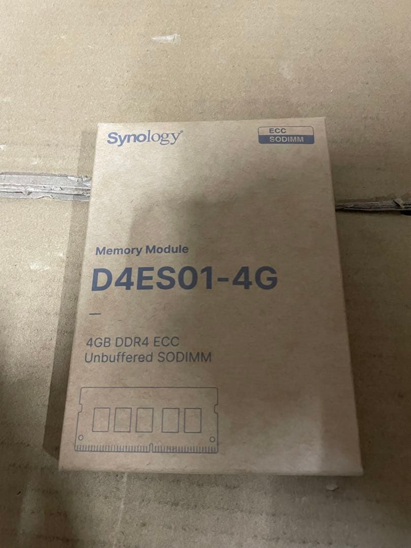 Synology D4ES01-4G DDR4 ECC 4GB NAS専用