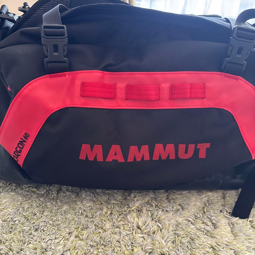 MAMMUT 大容量 リュック・バックパック CARGON60 黒/赤