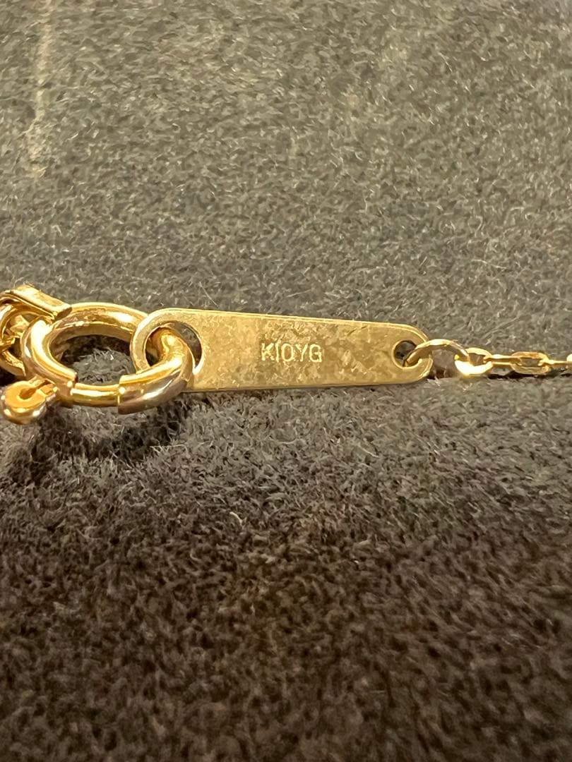 AGETE ダイヤネックレス　K10 D0.03