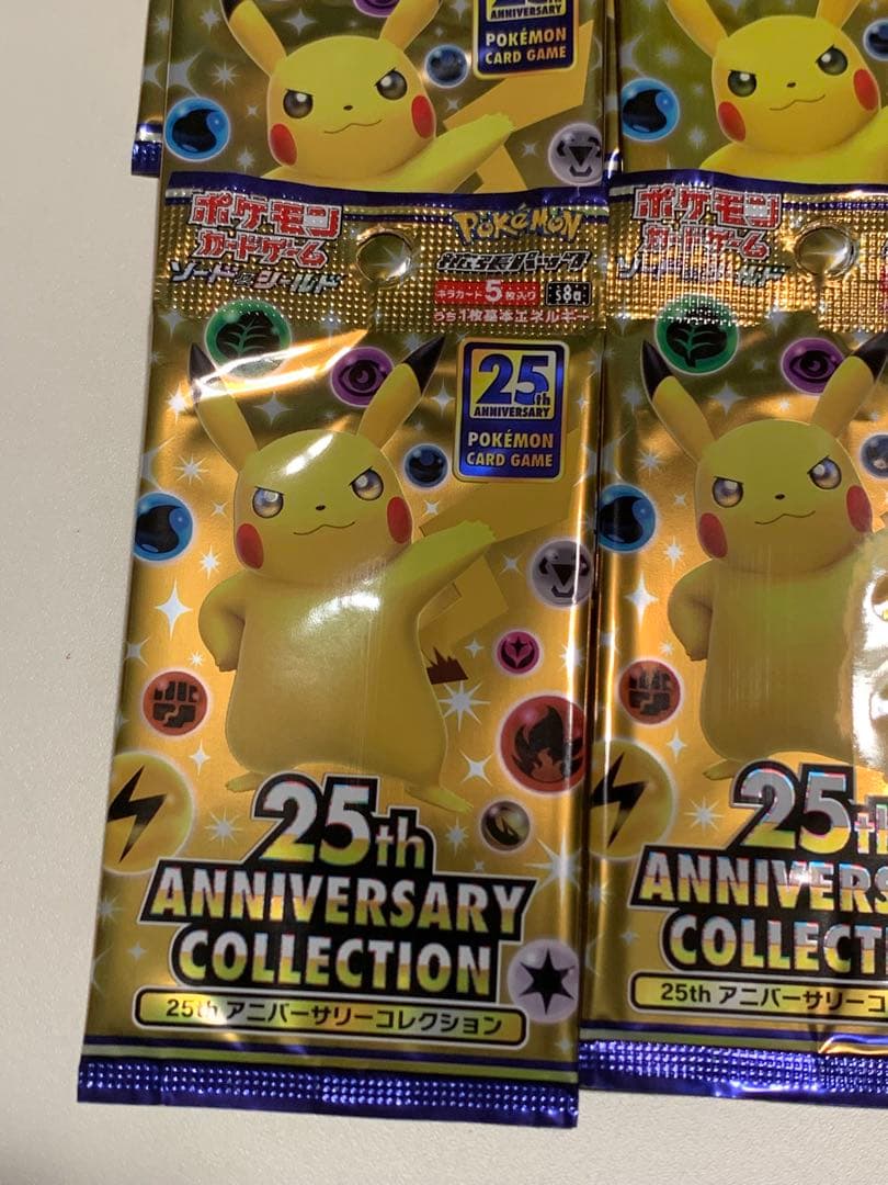 ポケカ　25th AnniversaryCollection　6パック　未開封