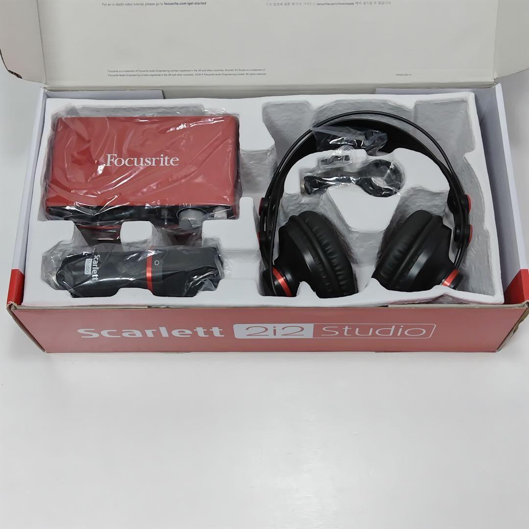 DTM・DAW Focusrite Scarlett 2i2 studio