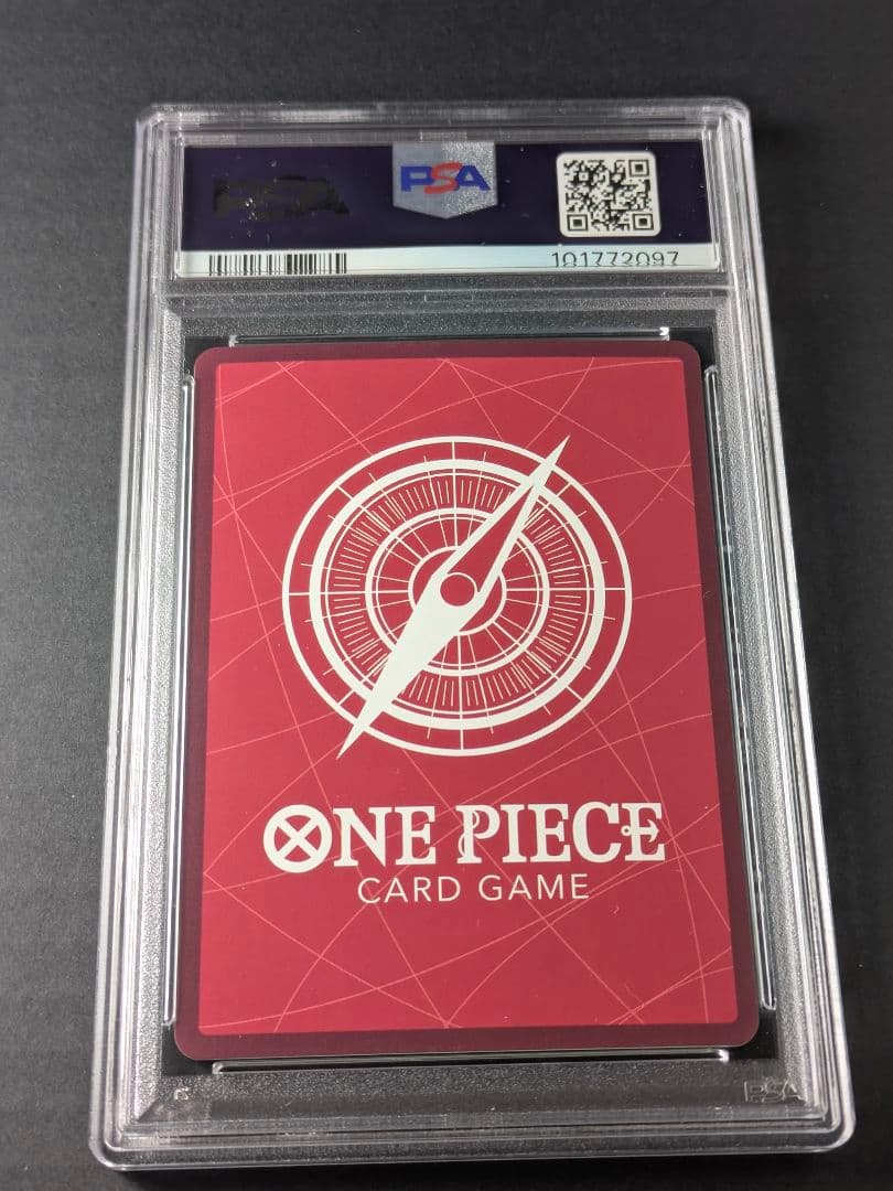 【PSA10】ポートガス・D・エース L リーパラ金文字箔押し オマケ付