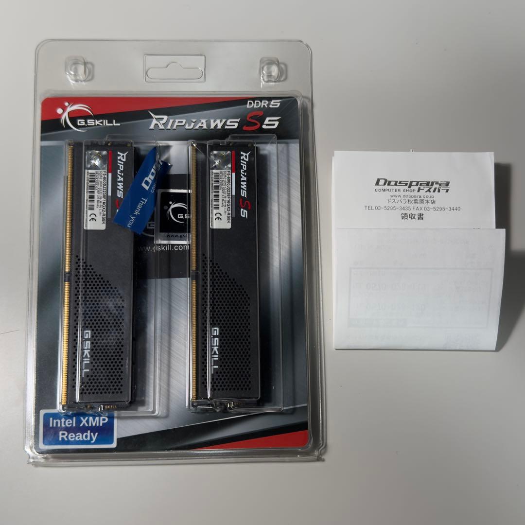 G.SKILL DDR5-6000 32GB (16GB*2) メモリ