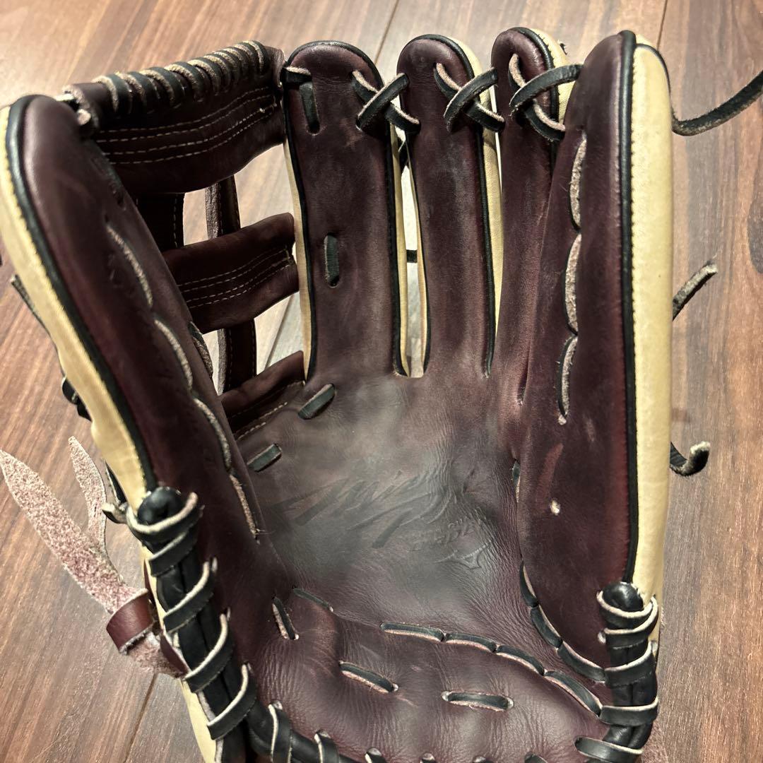 ミズノプロ 軟式 外野 オーダー イチローモデル プラチナラベル