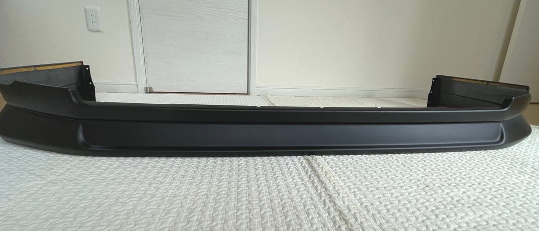ハイエース　フロントスポイラー　黒マット塗装