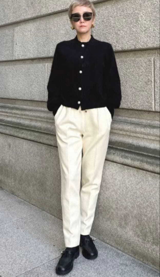 JENNE 裏起毛スラックス