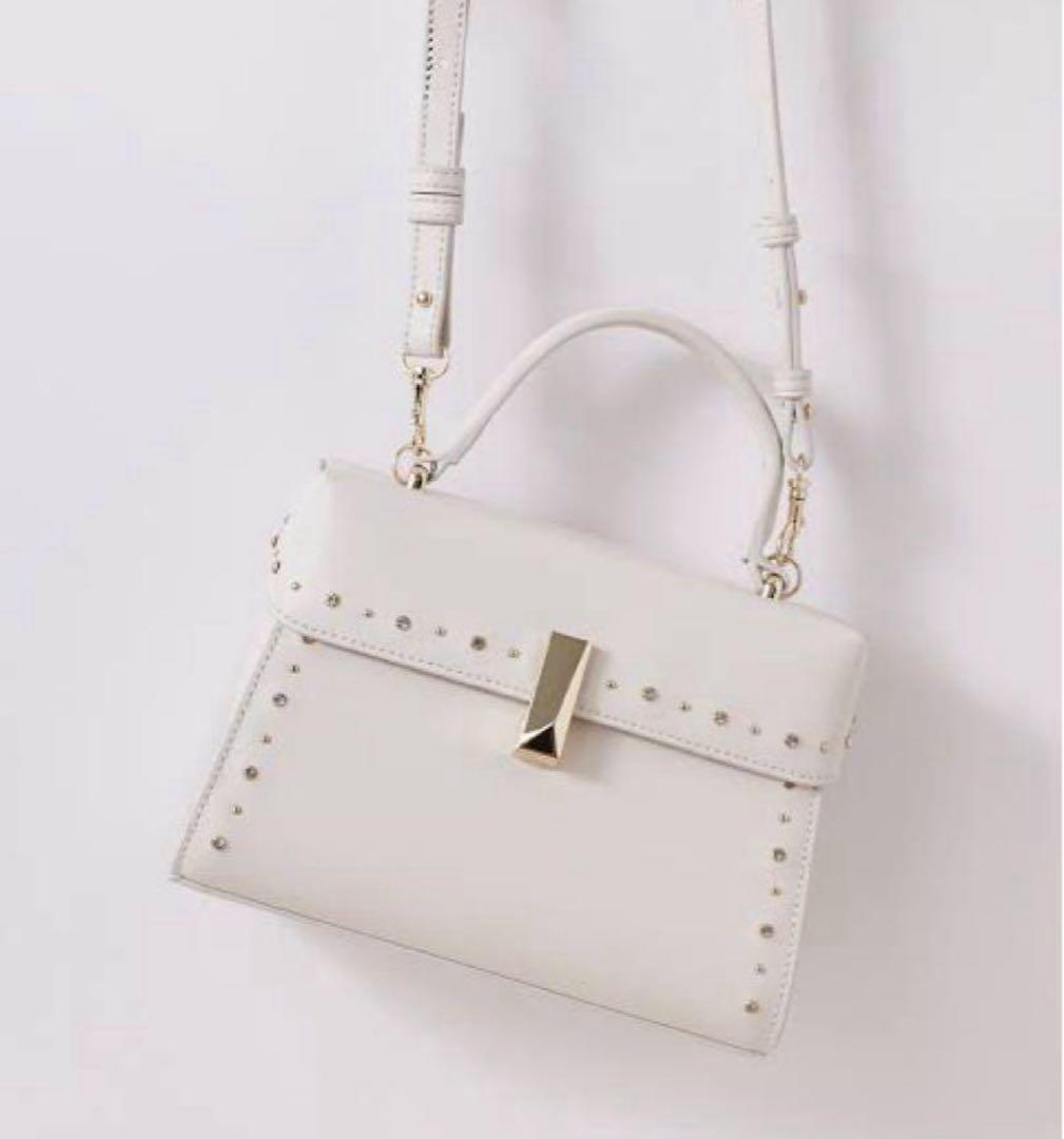 リュタン　ビジュースタッズポシェット　 カラー：IVR