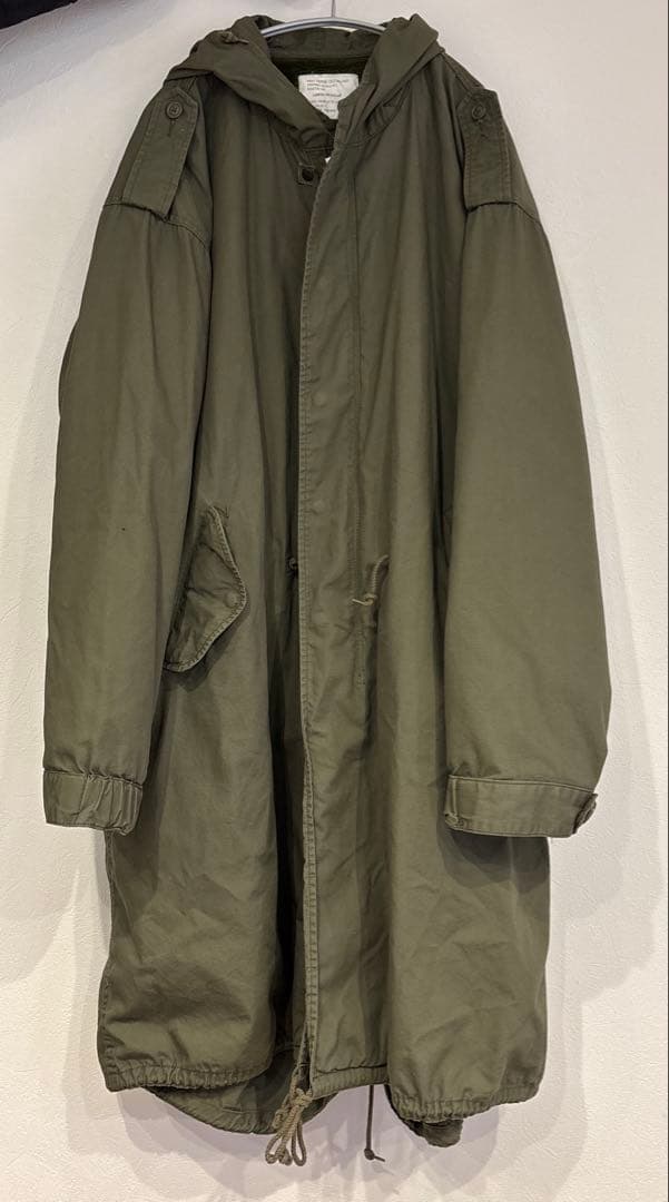 HOUSTON 米軍 M-51 パーカー ライナー付き LARGE カーキ
