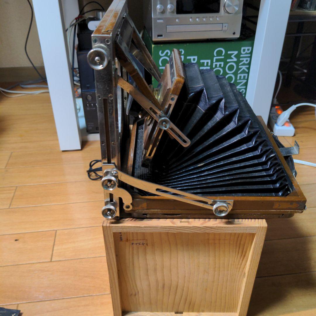 昭和レトロか？大正レトロか？超骨董品！木製蛇腹カメラ