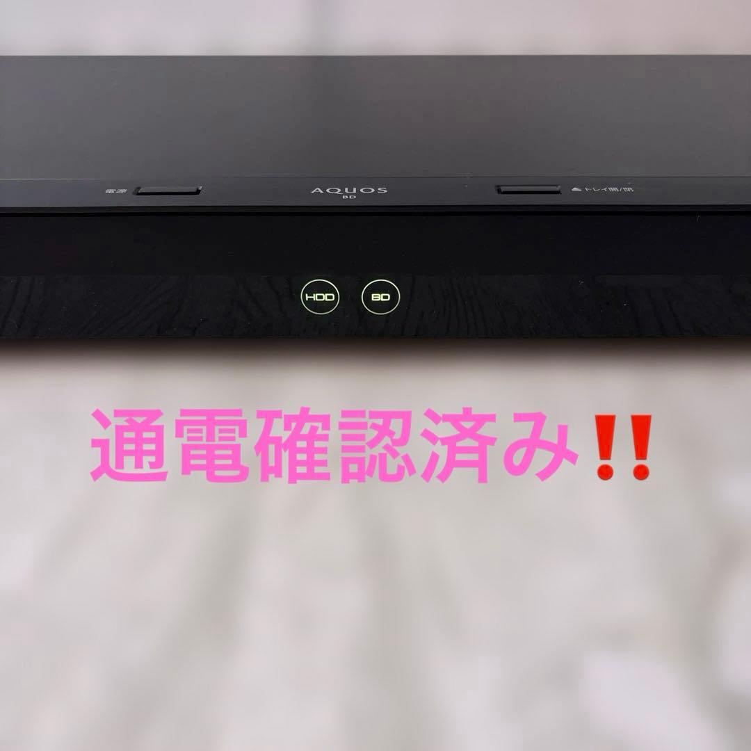 SHARP 2B-C10CW1 BLACKブルーレイディスクレコーダー本体のみ