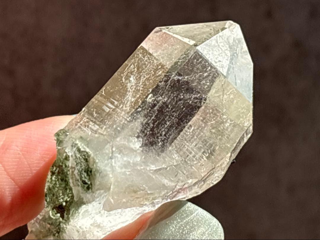 《超レア！ヒマラヤ水晶＊固定型水入り＆ルチル＆クローライト共生》