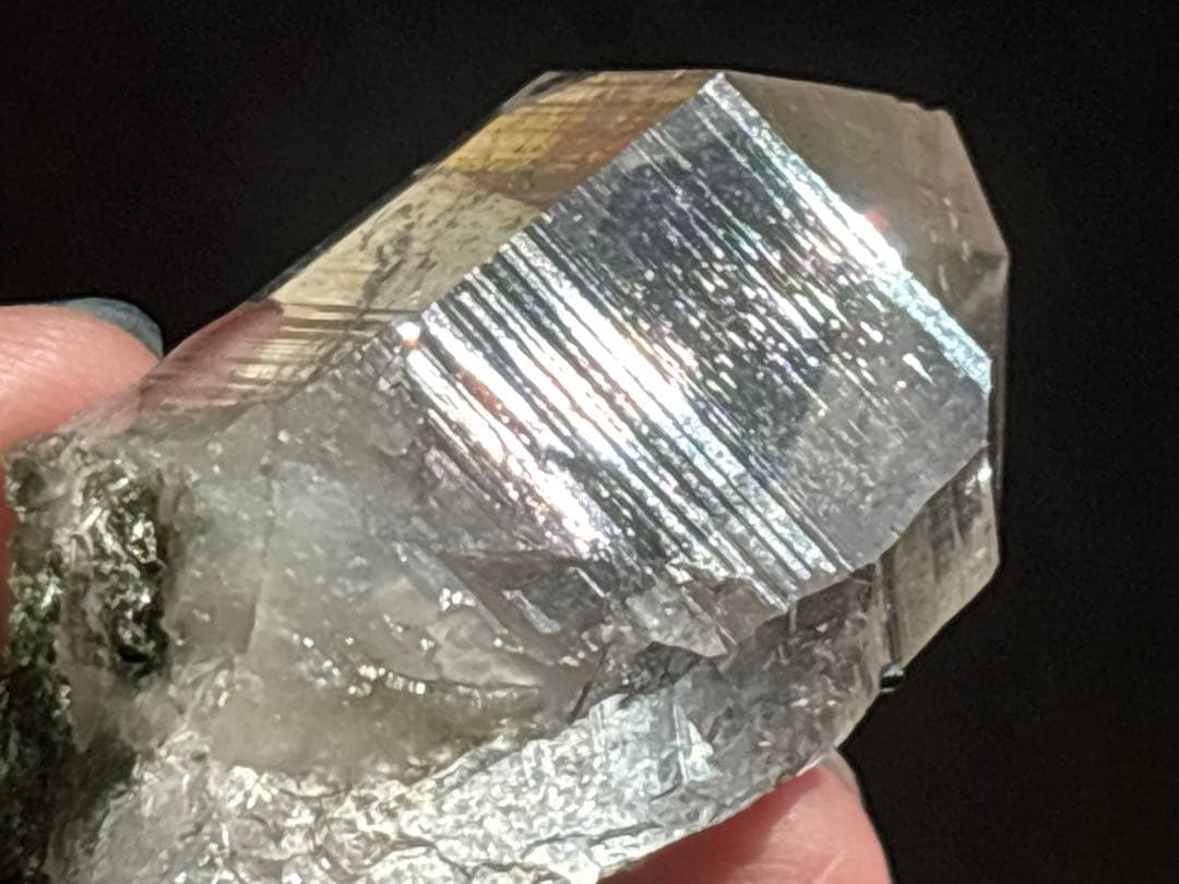 《超レア！ヒマラヤ水晶＊固定型水入り＆ルチル＆クローライト共生》