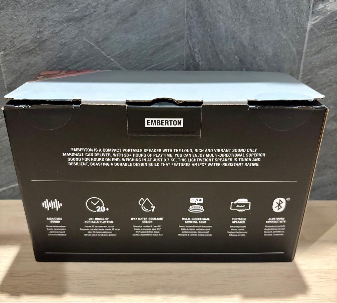 極美品★Marshall Emberton Ⅰ★ワイヤレススピーカー マーシャル