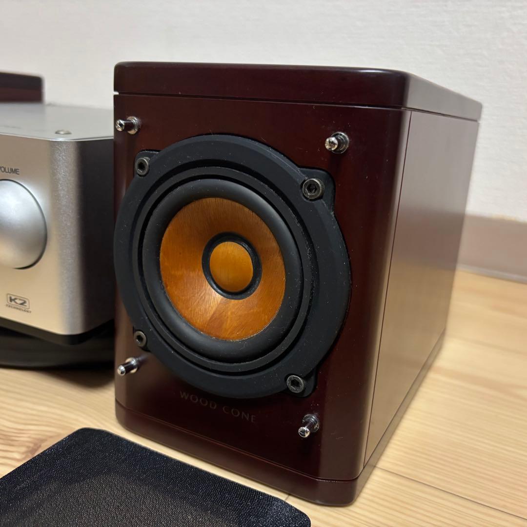 Victor EX-AK1 ウッドコーンスピーカーSP-EXAK1セット