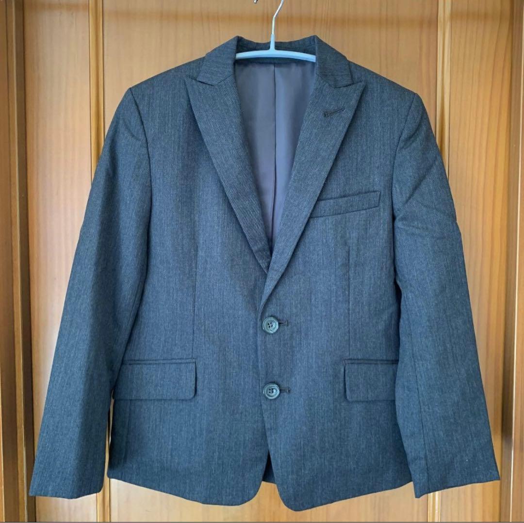 COMME CA ISMキッズ150 スーツ グレー　入学式　卒業式