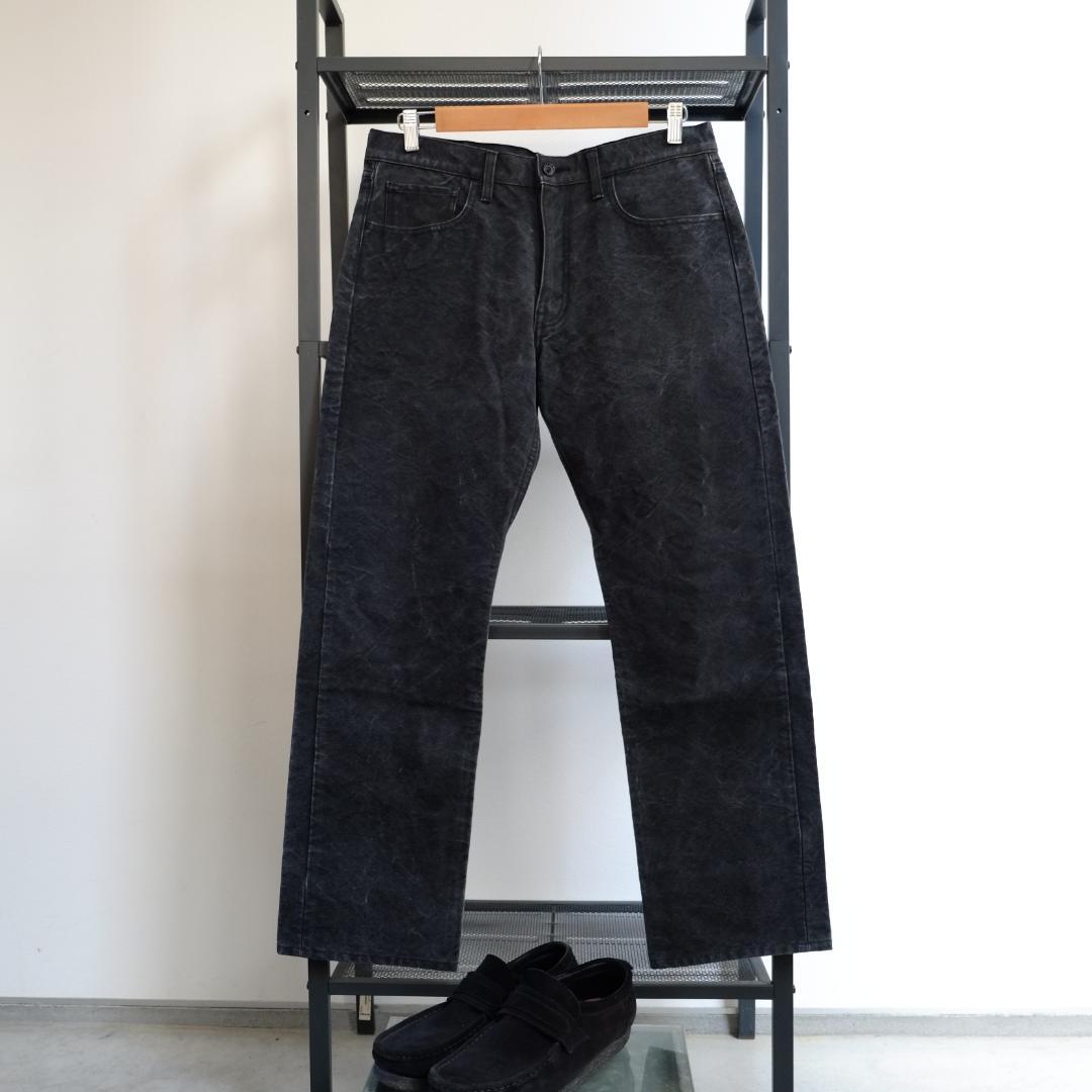 JUNYA WATANABE MAN 顔料染め ブラックデニム S フェード感