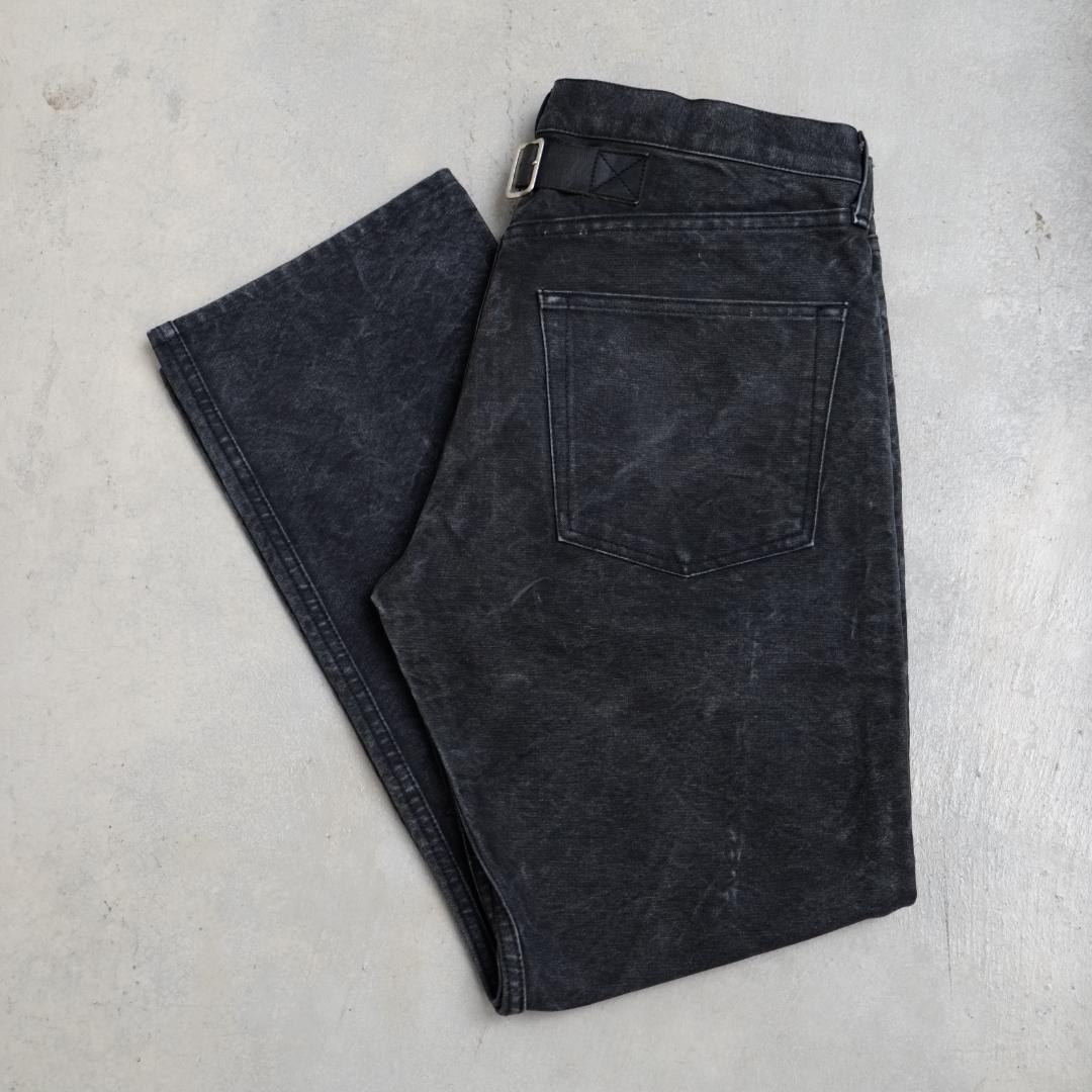 JUNYA WATANABE MAN 顔料染め ブラックデニム S フェード感