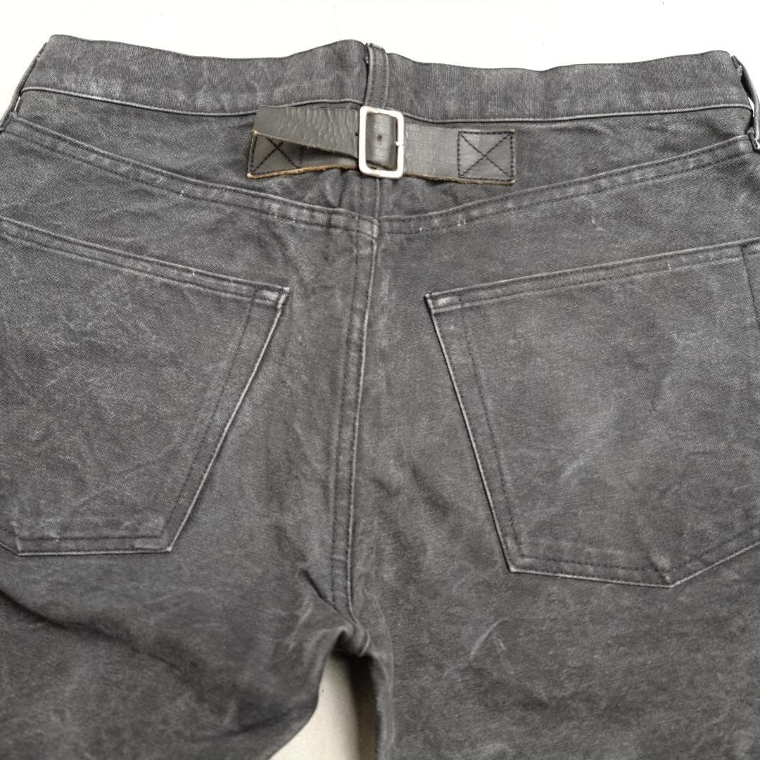 JUNYA WATANABE MAN 顔料染め ブラックデニム S フェード感