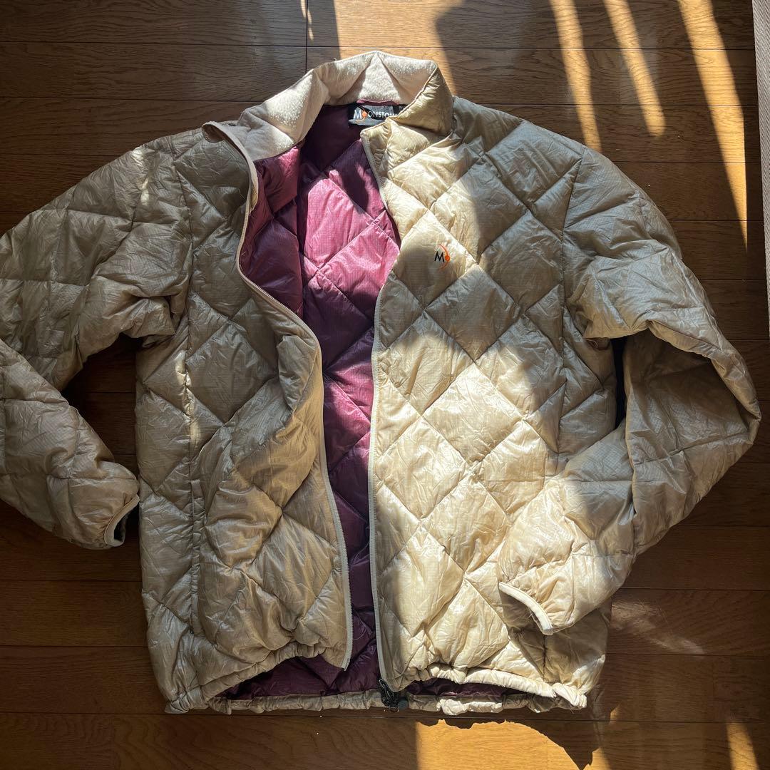 MOONSTONE キルティングライトダウン コンパクト収納袋付　ゴールド XL