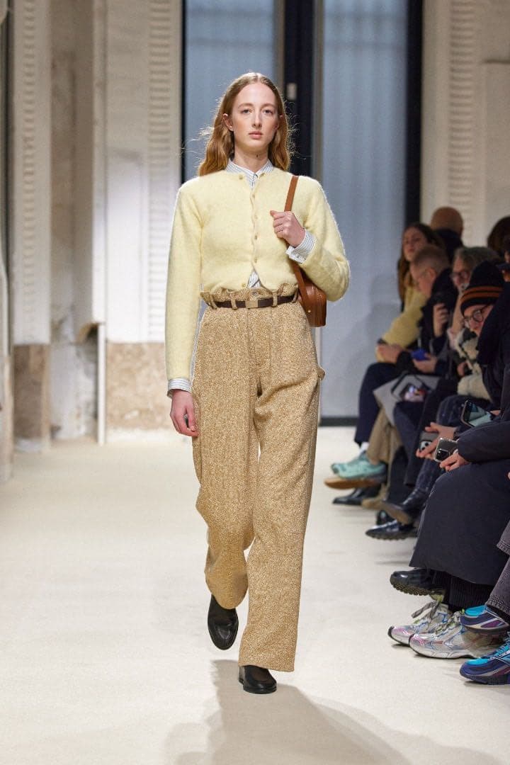 AURALEE ベージュ ツイード　パンツ　2025aw