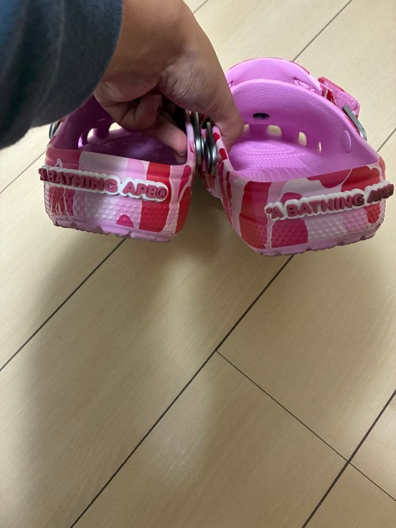 A BATHING APE crocs サンダル 27.0