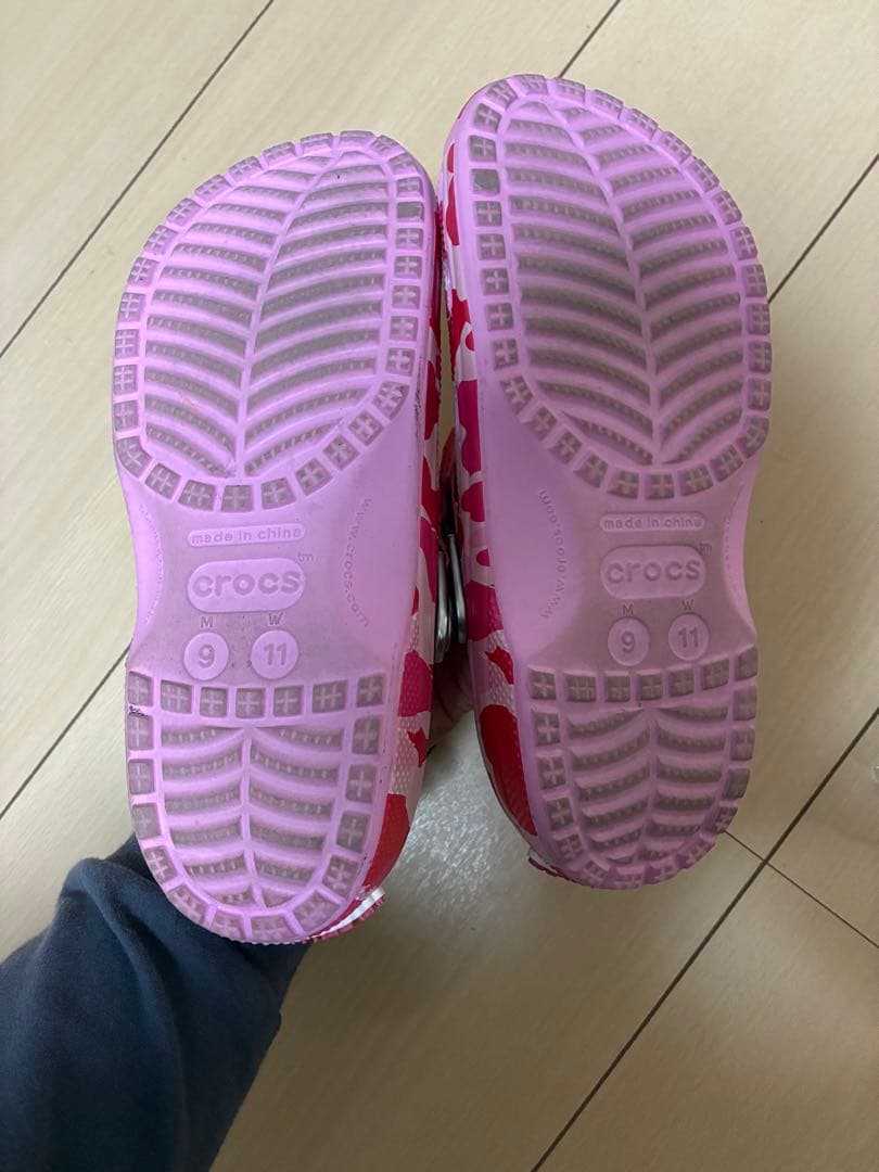 A BATHING APE crocs サンダル 27.0